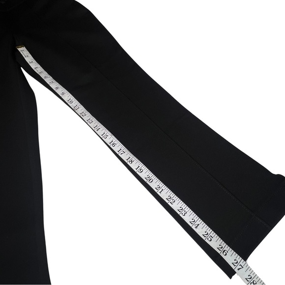 NEW Christian Siriano Ponte Pants Ankle Cropped Career Office Black XS NWT - Picture 7 of 11